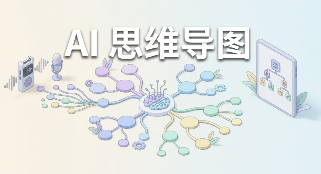 别再手动整理了，把会议录音丢给AI，它能自动生成思维导图
