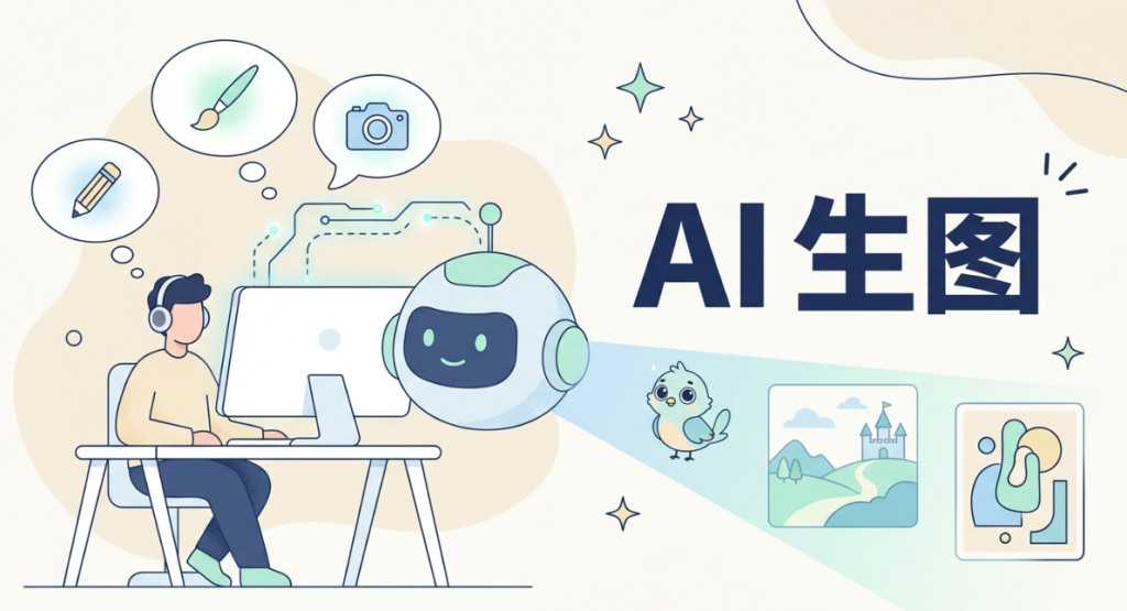 还在手动P图？AI已经可以根据你的想法，自动生成图片了