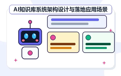 AI知识库系统架构设计与落地应用场景