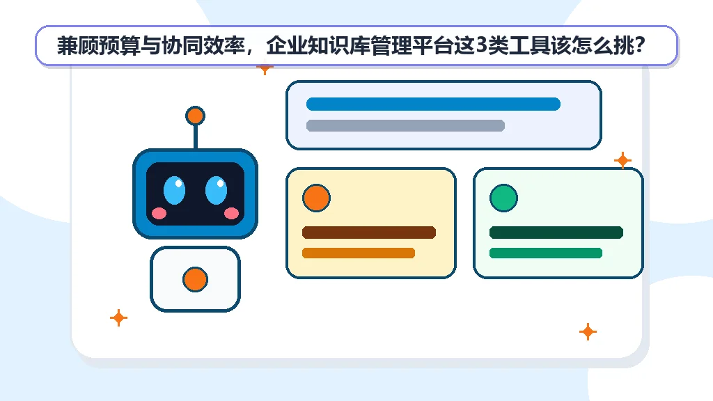 兼顾预算与协同效率，企业知识库管理平台这3类工具该怎么挑？